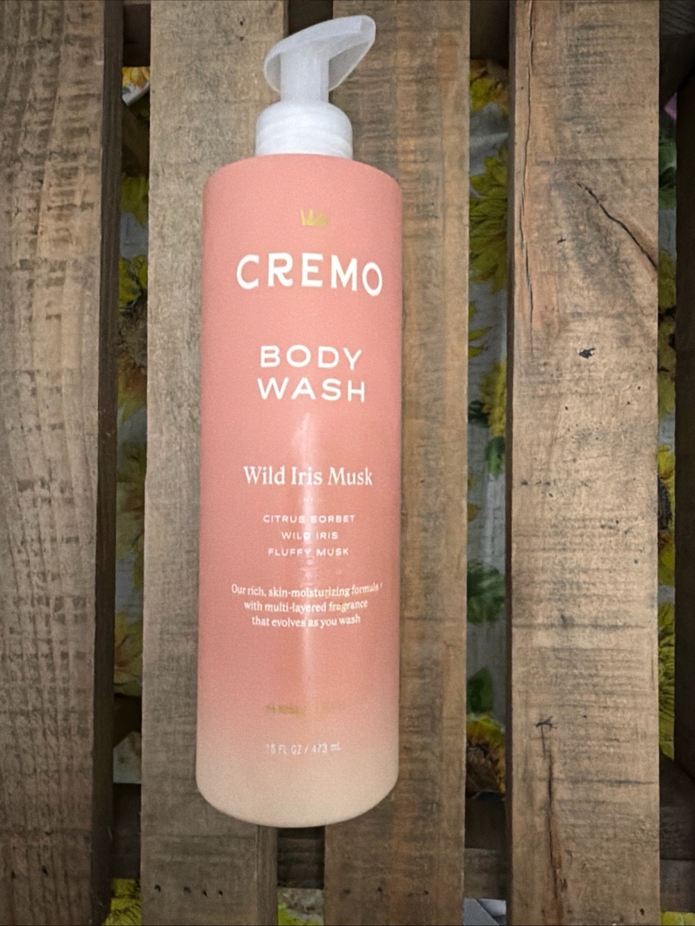 Cremo Wild Iris Musk Body Wash -